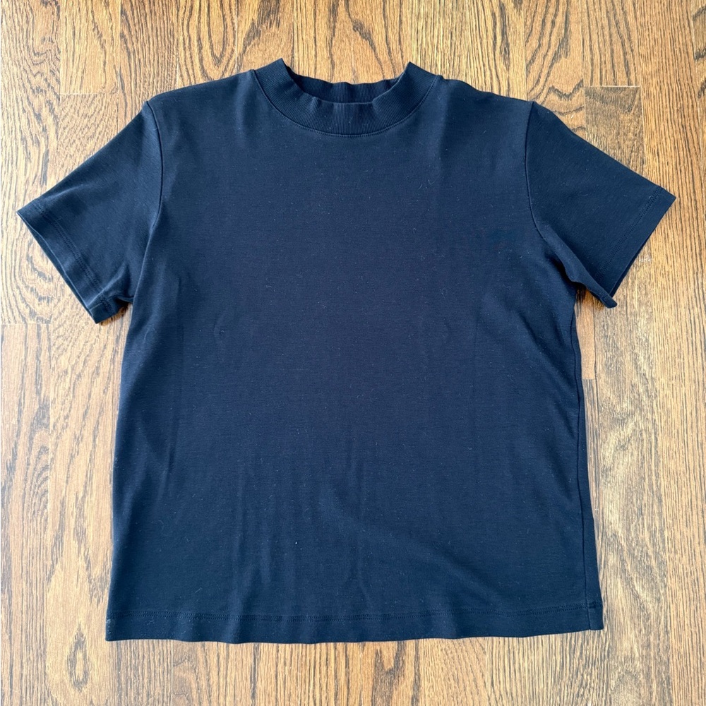 Vince Coastal Mock Neck Tee